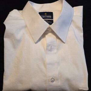 Stafford Travel Long Sleeve Comfort Stretch Shirt Men's Fitted 17 34-35 (12)